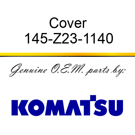 Cover 145-Z23-1140