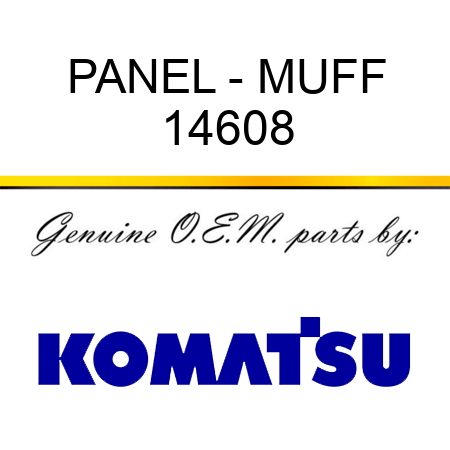 PANEL - MUFF 14608
