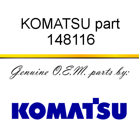 KOMATSU part 148116