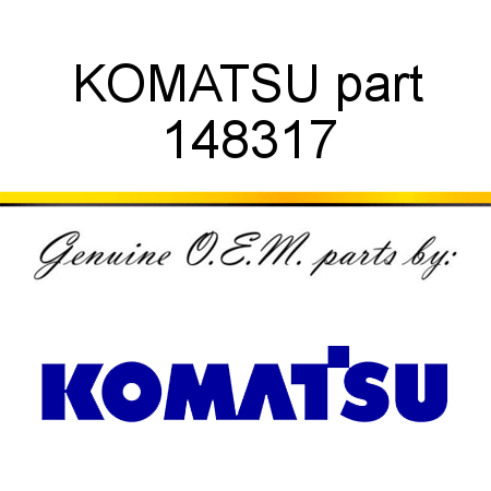 KOMATSU part 148317