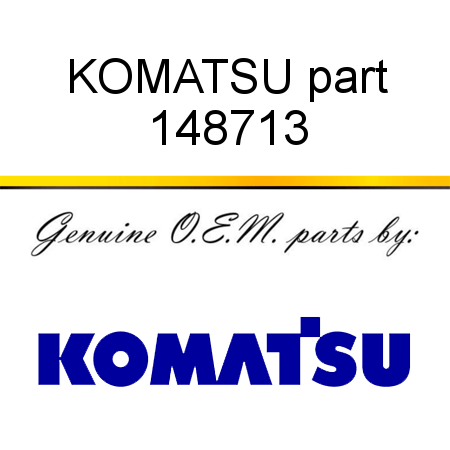 KOMATSU part 148713