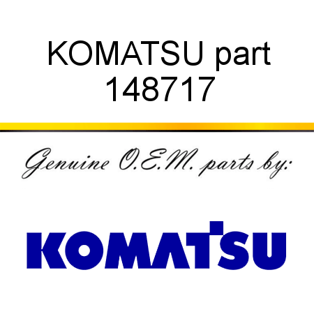 KOMATSU part 148717