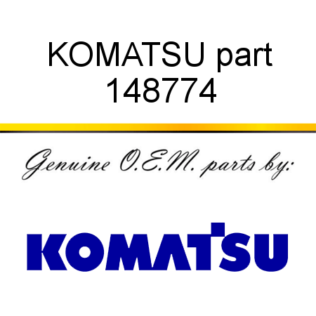 KOMATSU part 148774