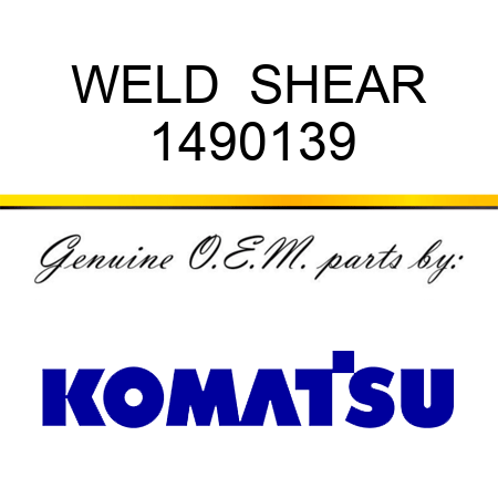 WELD  SHEAR 1490139