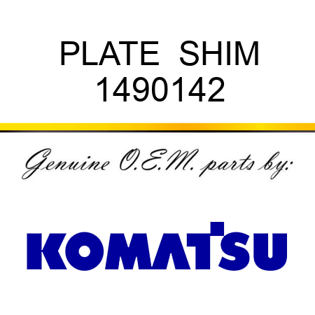 PLATE  SHIM 1490142