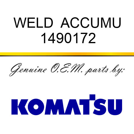WELD  ACCUMU 1490172