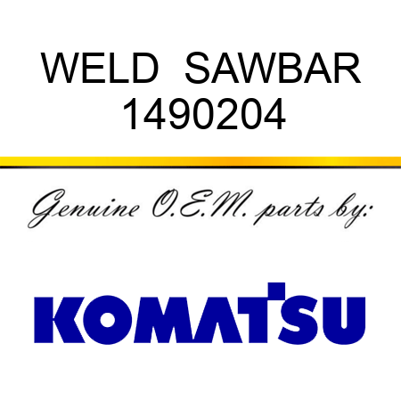 WELD  SAWBAR 1490204