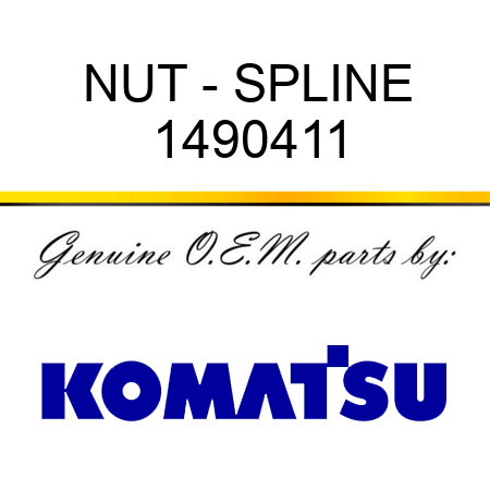 NUT - SPLINE 1490411