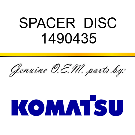 SPACER  DISC 1490435