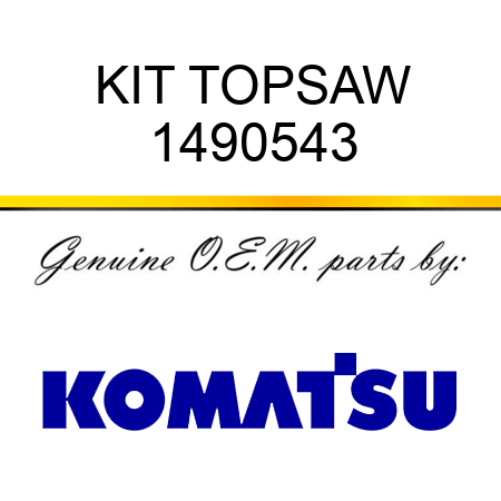 KIT, TOPSAW 1490543