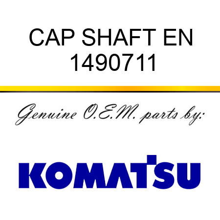 CAP SHAFT EN 1490711
