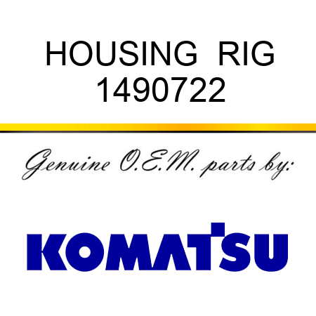 HOUSING  RIG 1490722