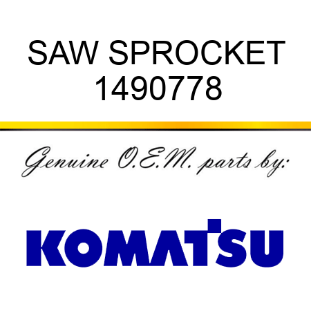 SAW SPROCKET 1490778