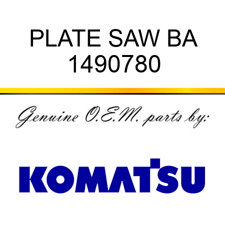 PLATE SAW BA 1490780