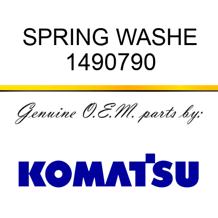 SPRING WASHE 1490790