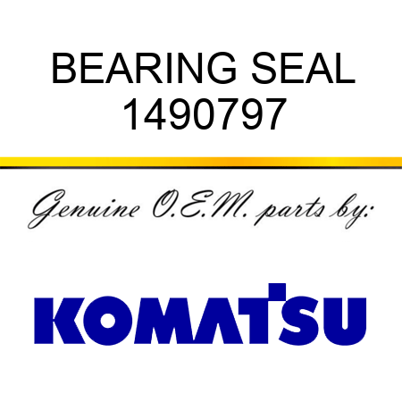 BEARING SEAL 1490797