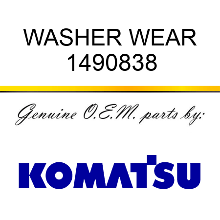 WASHER WEAR 1490838