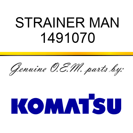 STRAINER MAN 1491070