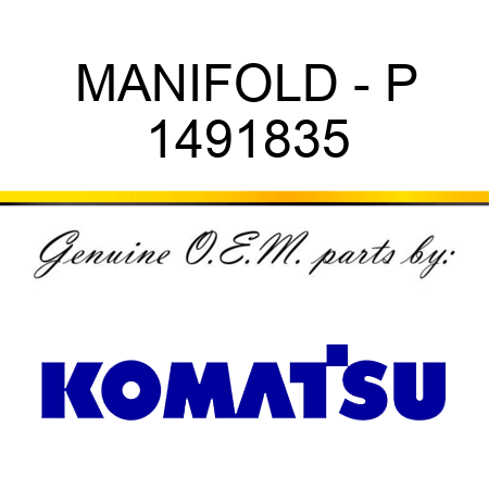 MANIFOLD - P 1491835