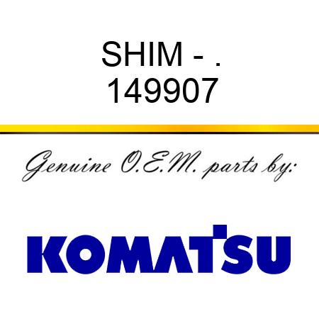 SHIM - . 149907