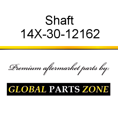 Shaft 14X-30-12162