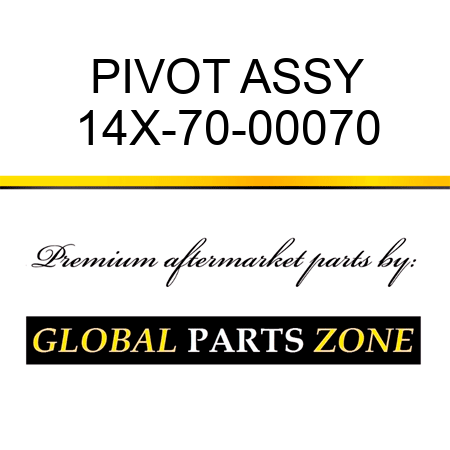 PIVOT ASSY 14X-70-00070