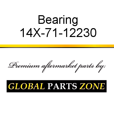 Bearing 14X-71-12230