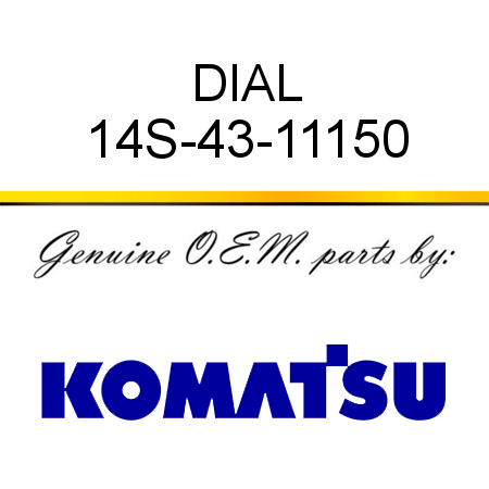 DIAL 14S-43-11150