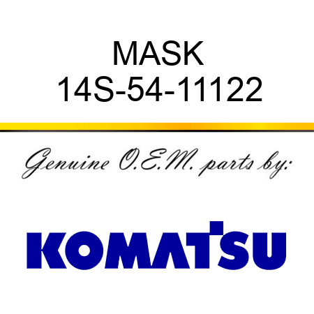 MASK 14S-54-11122