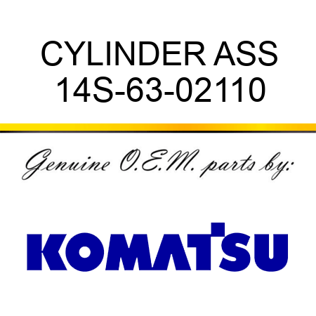 CYLINDER ASS 14S-63-02110