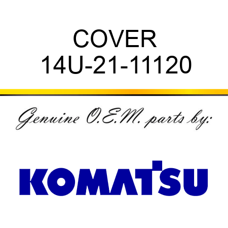 COVER 14U-21-11120