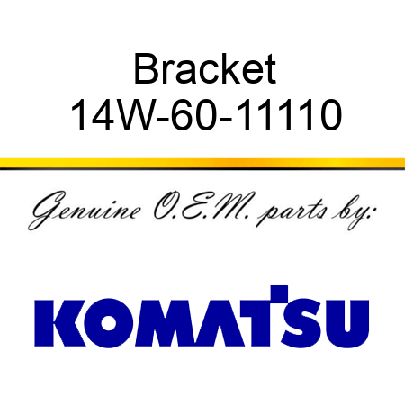 Bracket 14W-60-11110