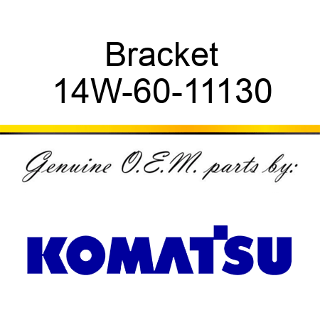 Bracket 14W-60-11130