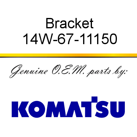 Bracket 14W-67-11150