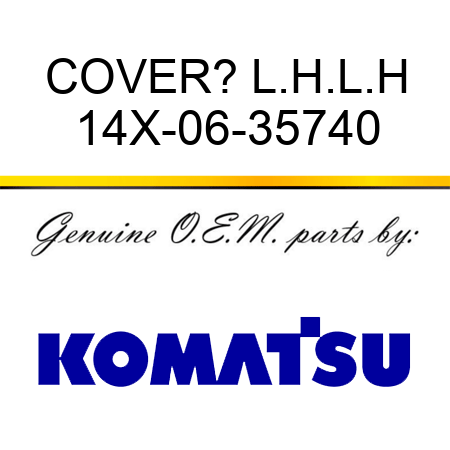 COVER? L.H.,L.H 14X-06-35740