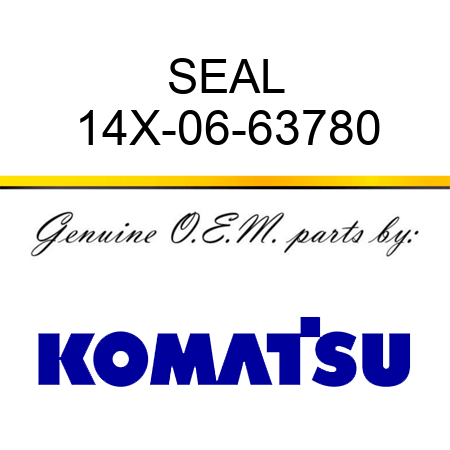 SEAL 14X-06-63780