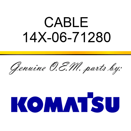 CABLE 14X-06-71280