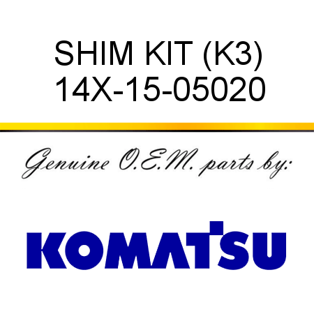 SHIM KIT (K3) 14X-15-05020