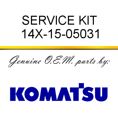 SERVICE KIT 14X-15-05031