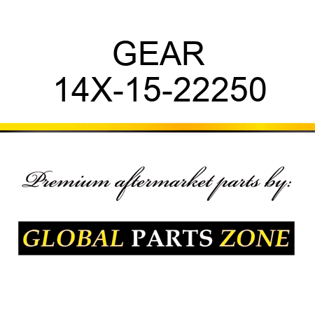 GEAR 14X-15-22250