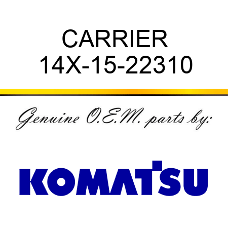 CARRIER 14X-15-22310