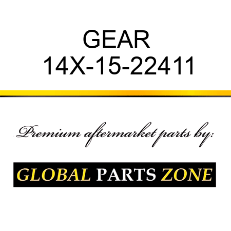 GEAR 14X-15-22411