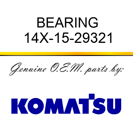 BEARING 14X-15-29321