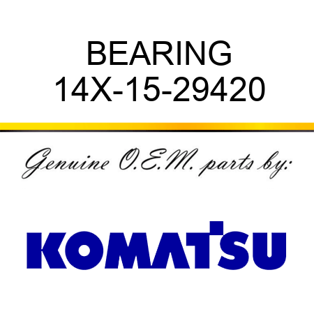 BEARING 14X-15-29420