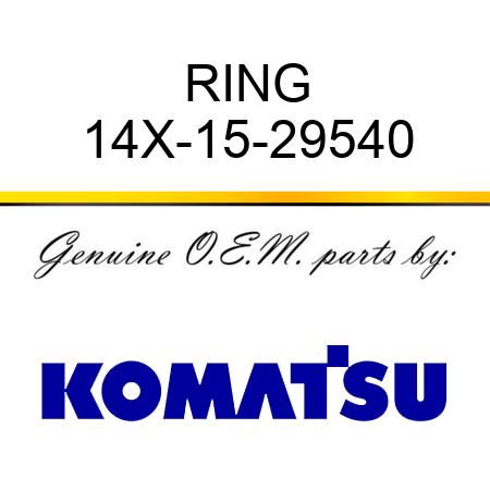 RING 14X-15-29540