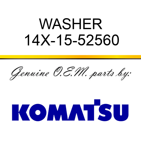 WASHER 14X-15-52560