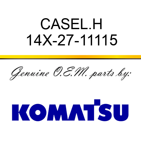 CASE,L.H 14X-27-11115