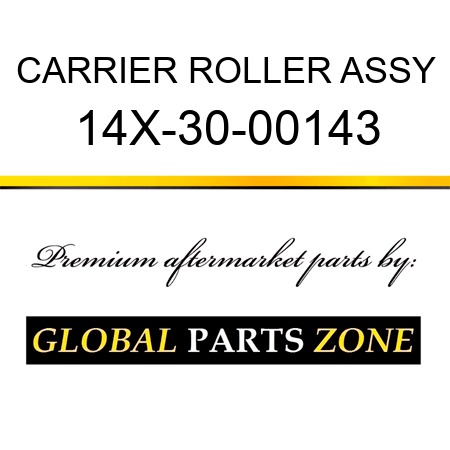 CARRIER ROLLER ASSY 14X-30-00143