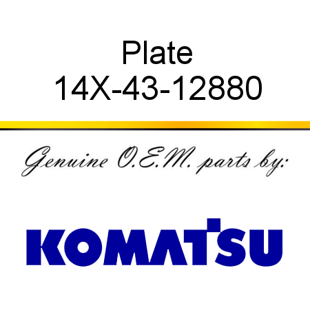 Plate 14X-43-12880