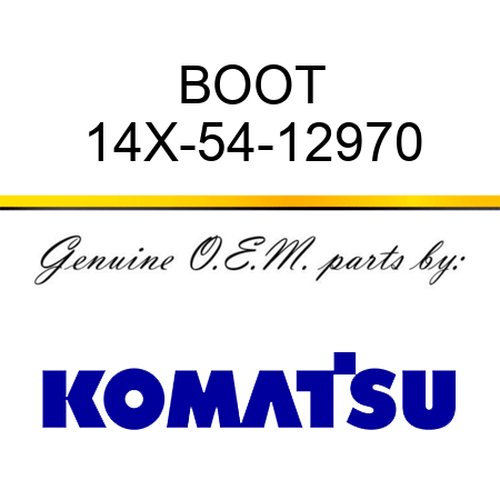BOOT 14X-54-12970